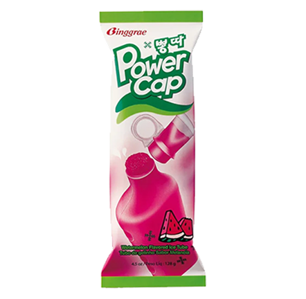 Binggrae Power Cap Ice Slush-Watermelon Flavour 130ML