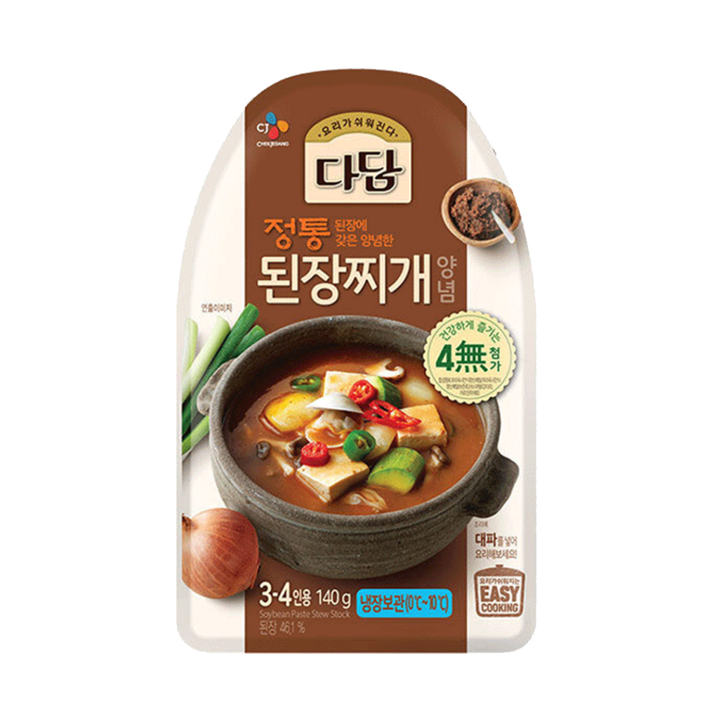 CJ Dadam Tranditional Soybean Stew Stock(Pouch) 140G