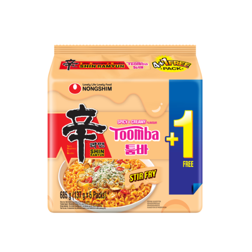 NS Toomba-Spicy&Creamy Flavour 137G*(4+1)