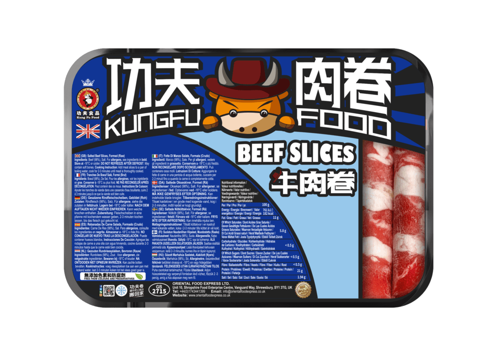 Kung Fu Beef Slices 880g