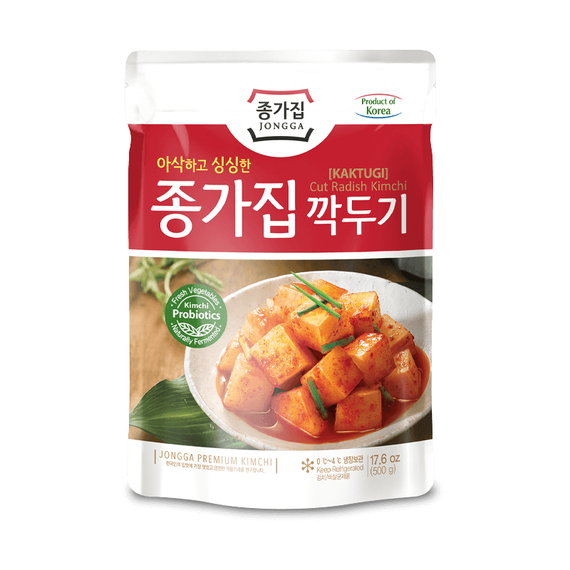 DS Jongga Cubed Radish Kimchi(Kaktugi) 500G