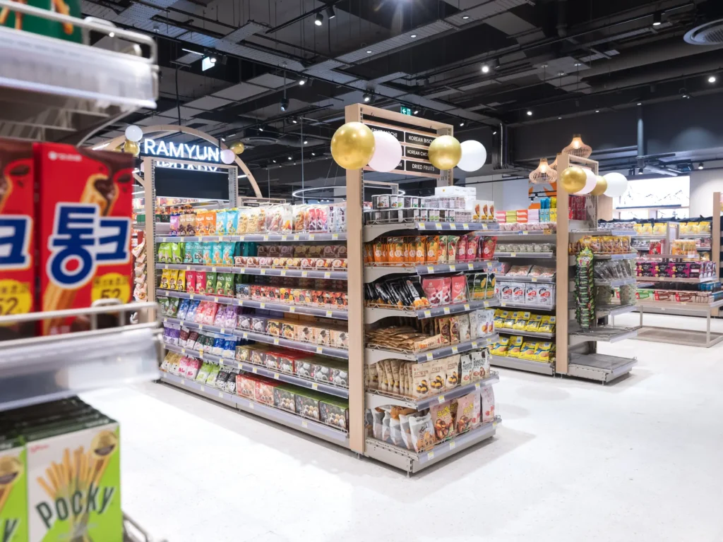 Inside an Oseyo store