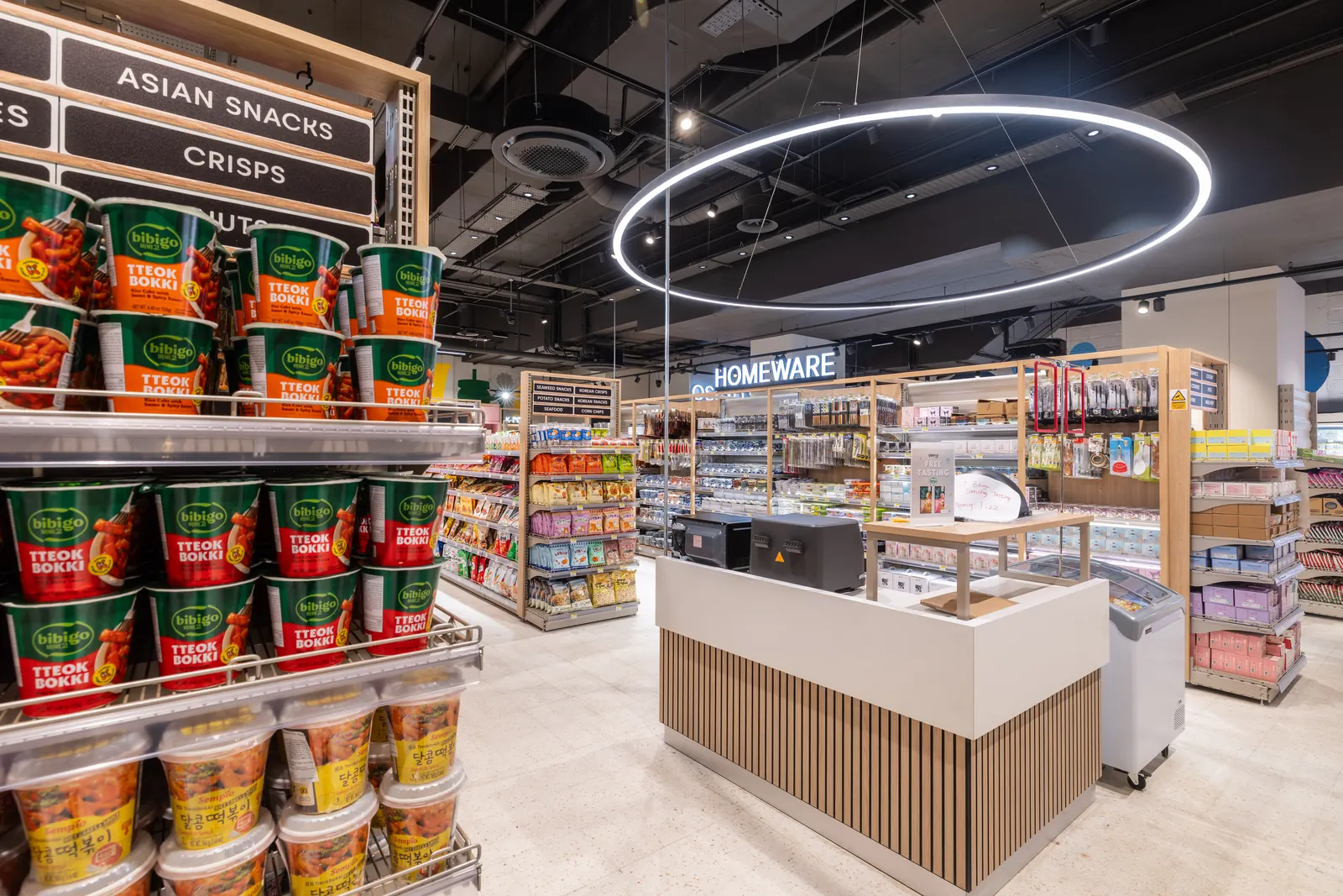 Inside an Oseyo store